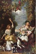 John Singleton Copley The Three Youngest Daughters of King George III painting